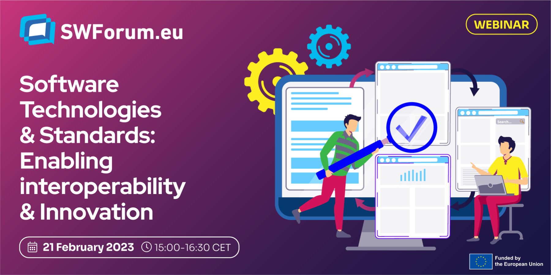 Reserve your seat for the upcoming SWForum.eu Webinar