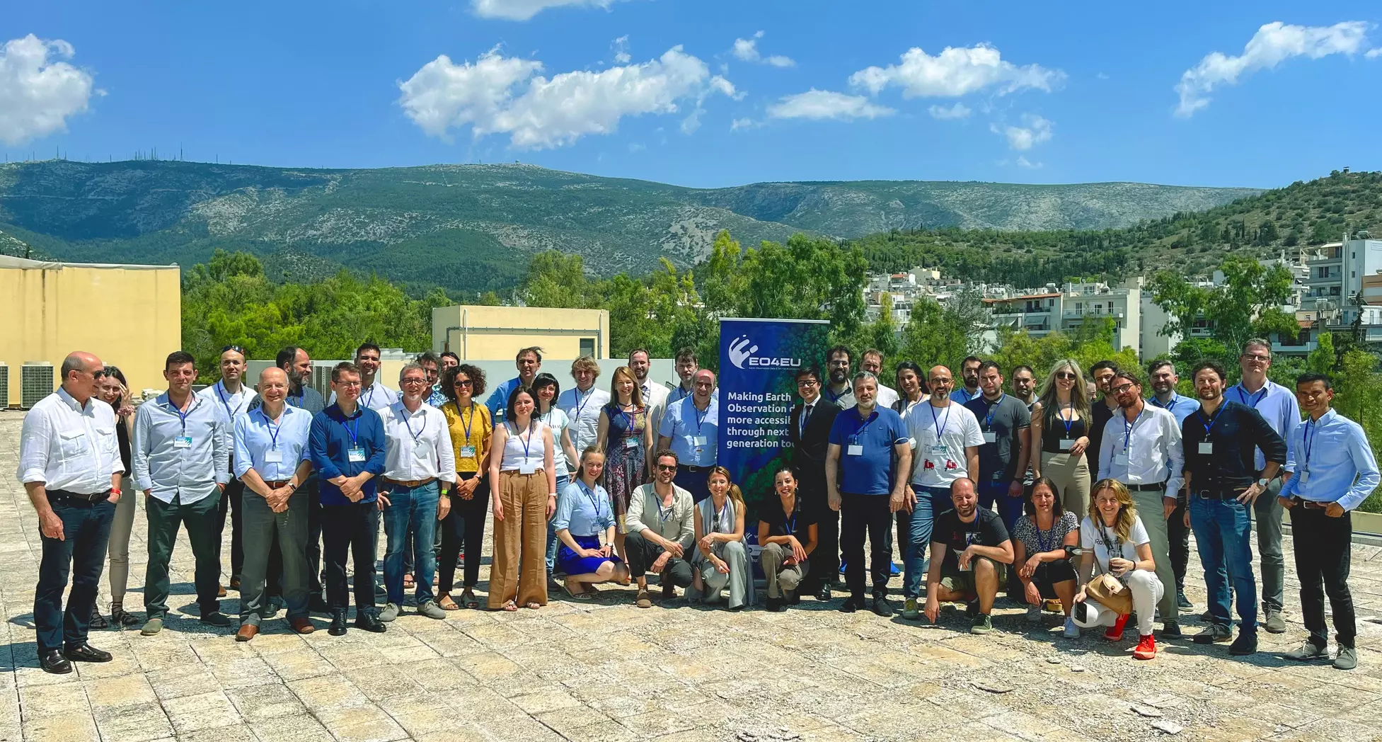EO4EU consortium during the Kick-off Meeting in Athens.