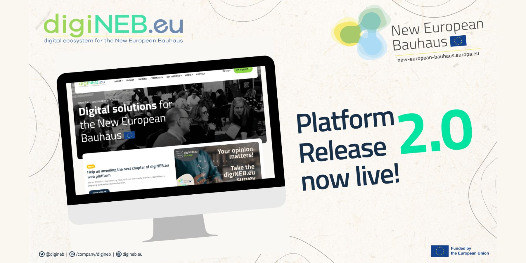 DigiNEB.eu Platform, Release 2.0