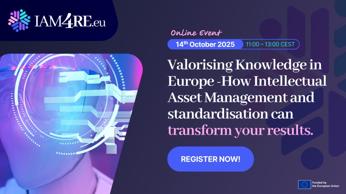 IAM4RE Launch Webinar Introducing Knowledge Valorisation in Europe