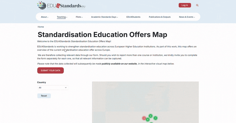 EDU4Standards Map Demo
