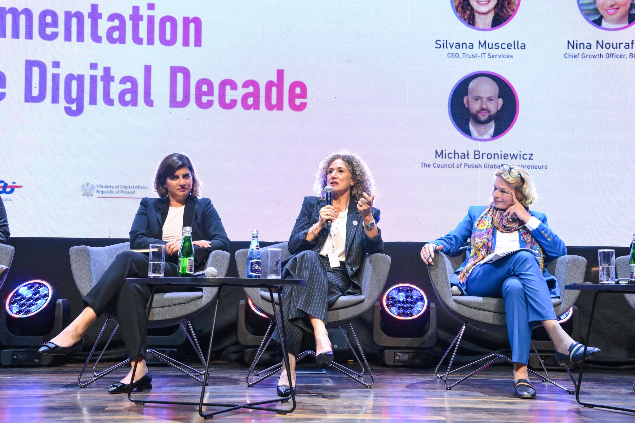 CEO of Trust-IT Silvana Muscella at the Digital Summit 2025 in Poland