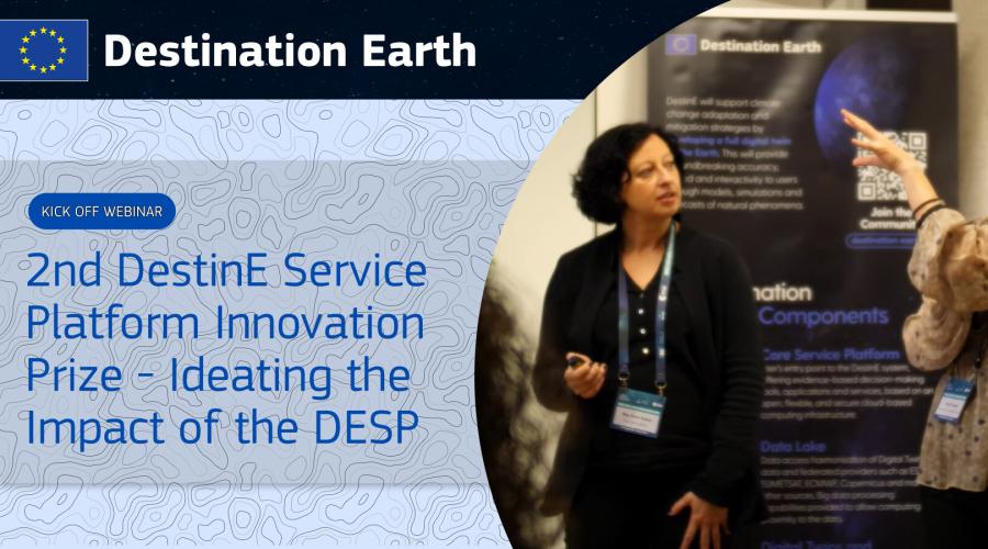 2nd DestinE Service Platform Innovation Prize