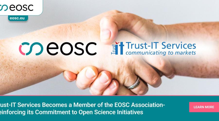Trust-IT Srl Becomes a Member of the EOSC Association