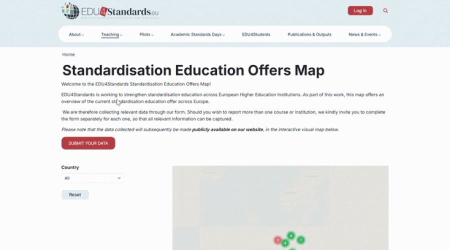 EDU4Standards Map Demo