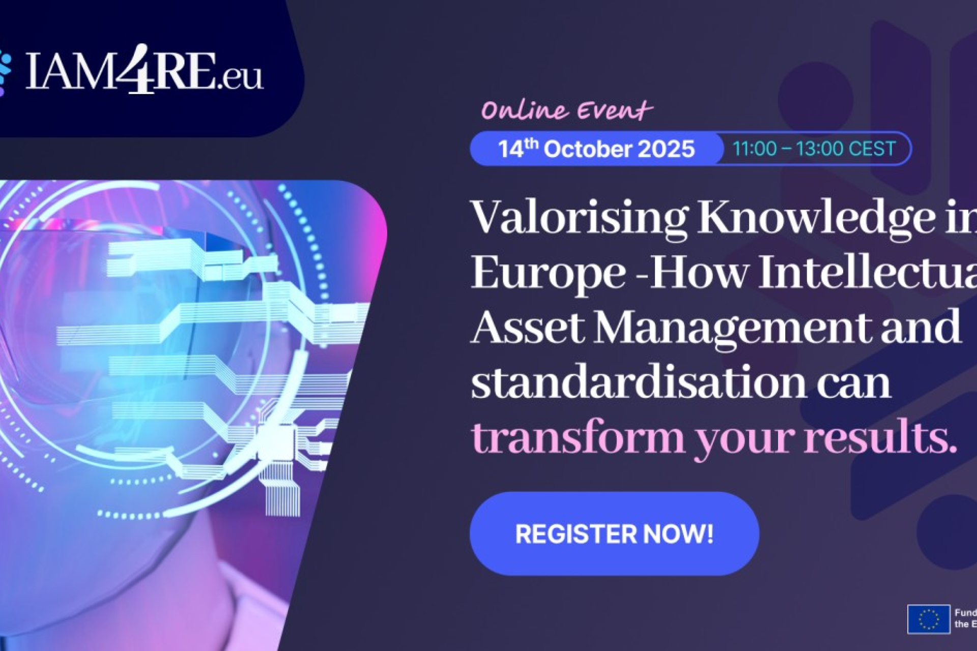 IAM4RE Launch Webinar Introducing Knowledge Valorisation in Europe