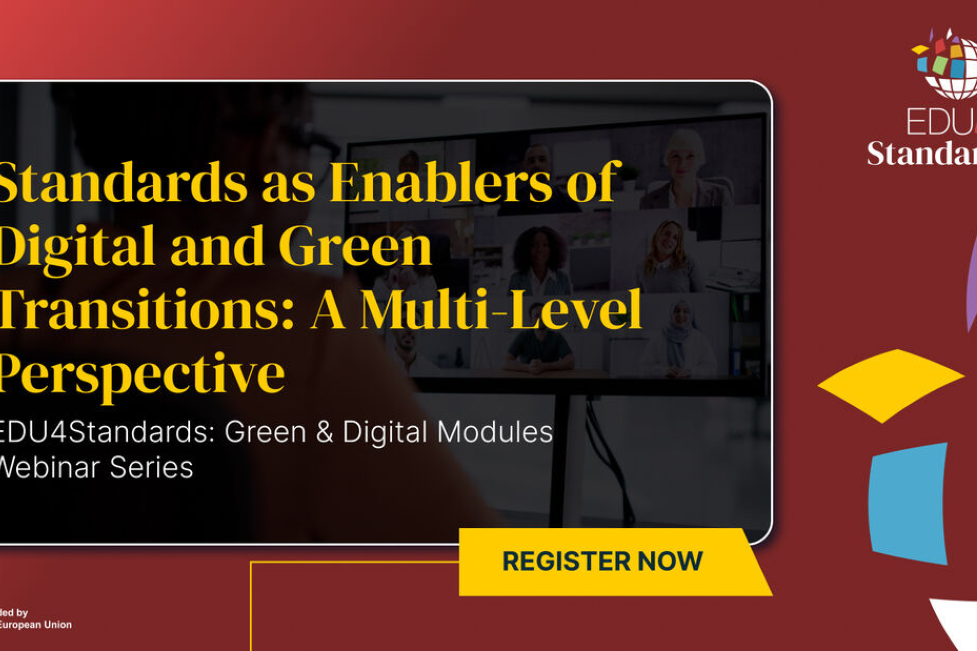 EDU4Standards first webinar banner