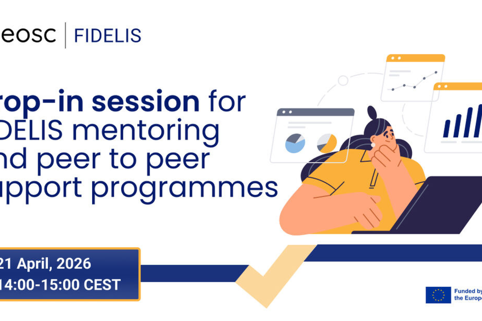 Drop-in session for FIDELIS mentoring and peer to peer support programmes banner