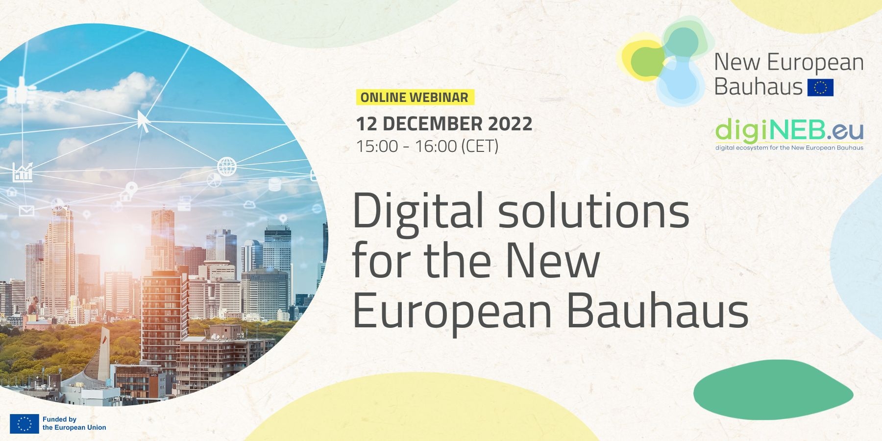 Webinar - Digital ecosystem for the New European Bauhaus (NEB)